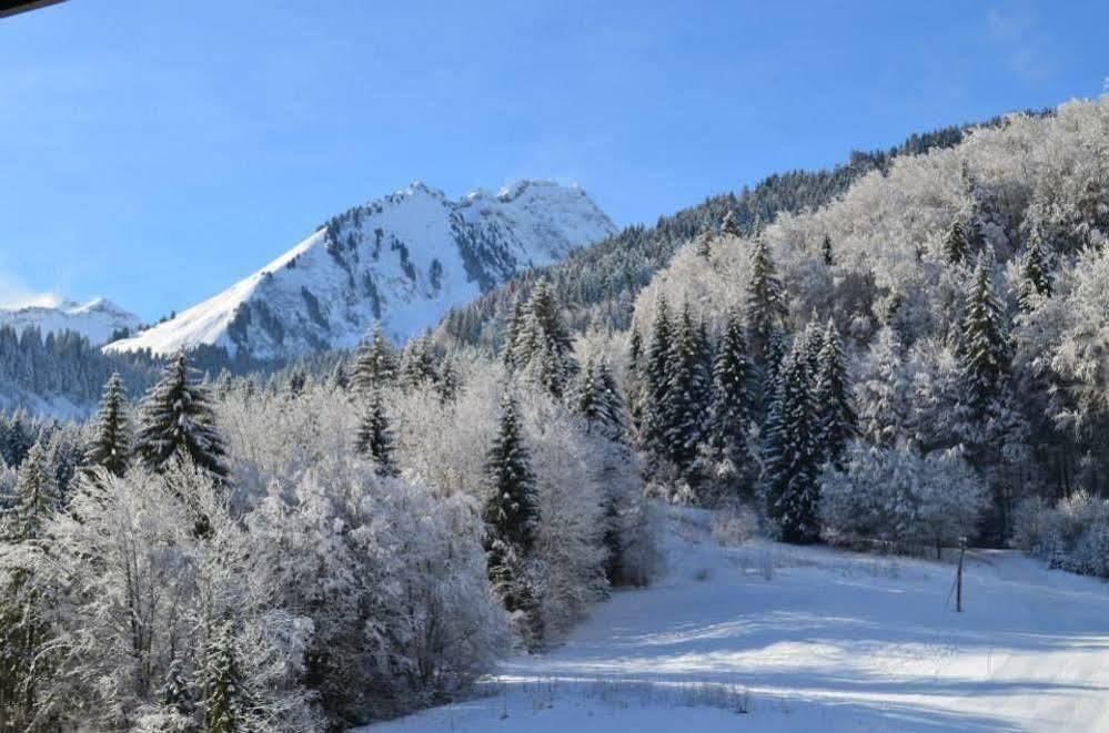 Hotel Les Touristes Abondance Exteriér fotografie